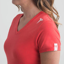 Load image into Gallery viewer, Women's Tesla Emblem V-Neck