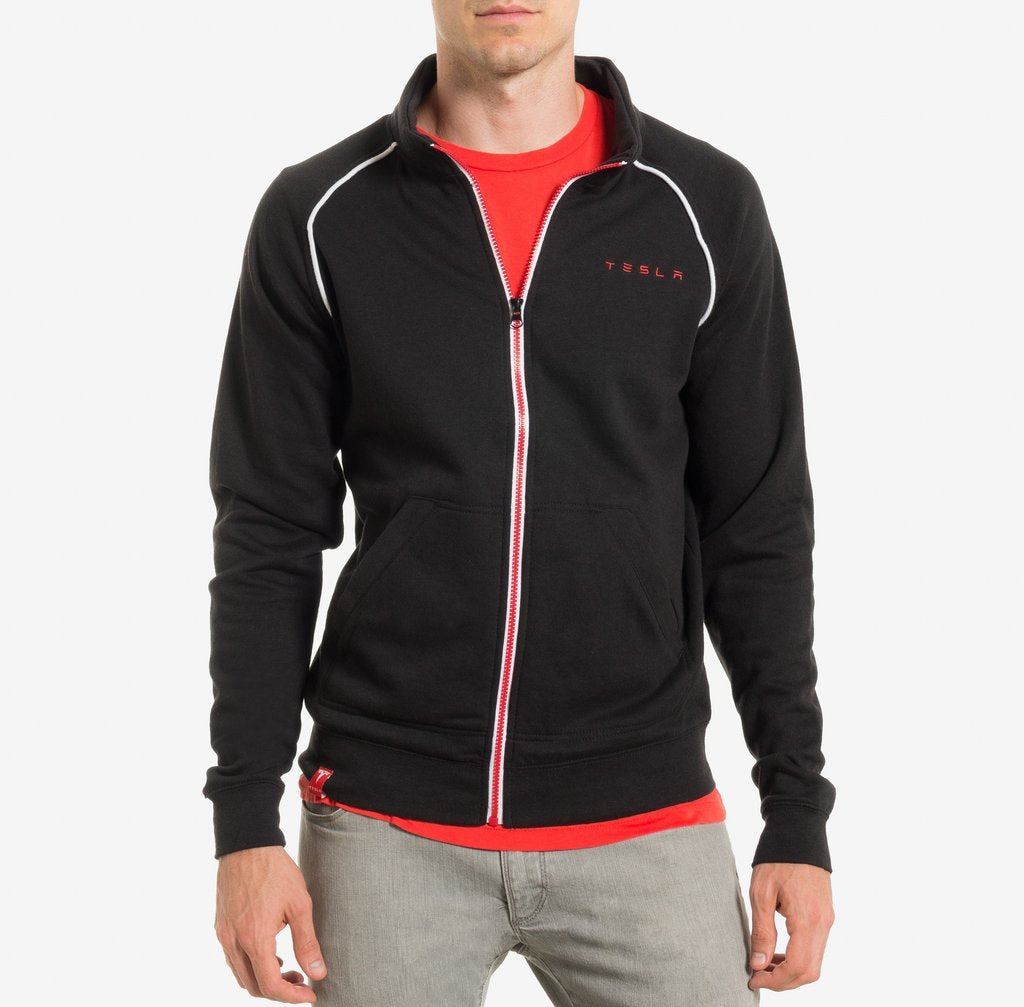 Unisex Black Track Jacket